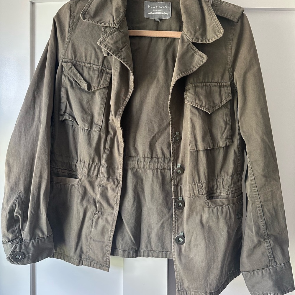 New Haven Olive Green Military Jacket
